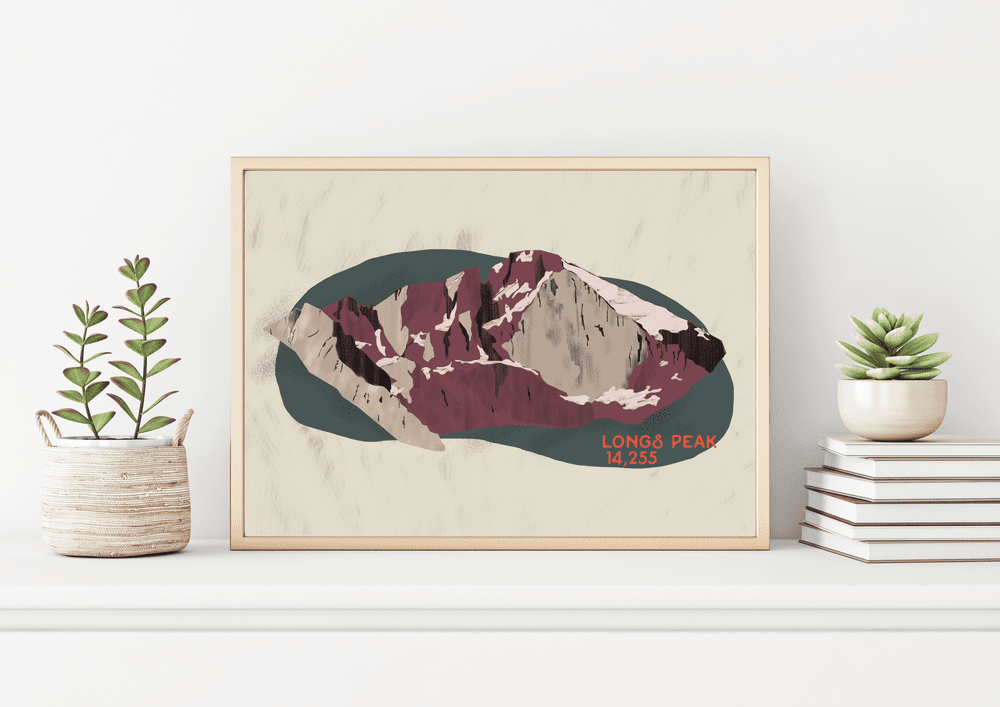 14er Mountain Illustrations — Lindsay Jones